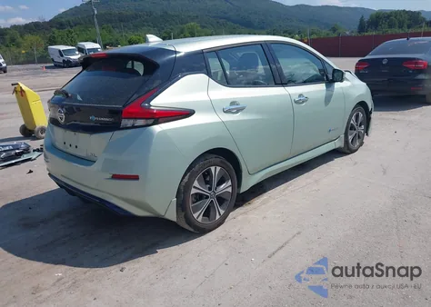 2018 Nissan Leaf Sl z USA, uszkodzony, nr VIN 1N4AZ1CP2JC307846